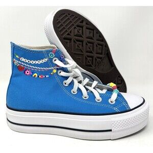 Converse Chuck Taylor All Star Lift Platform High Embroidered Size 6.5